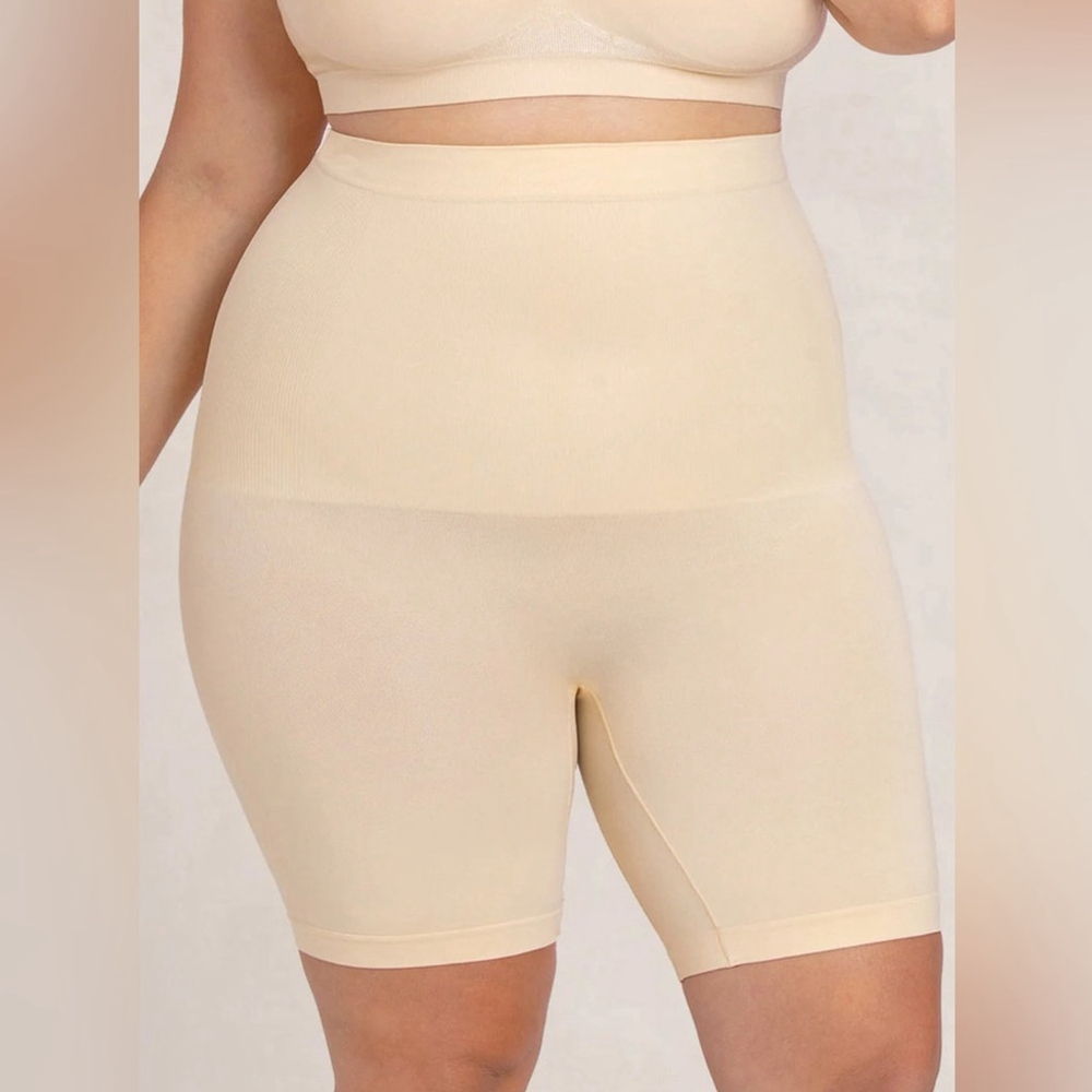 NWT Shapermint Essentials Empower High Waisted Mesh Short 3XL